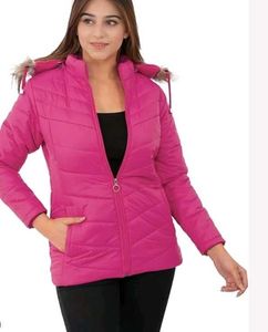 Dark Pink Jacket For Women
