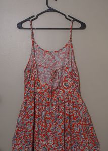 Red Floral Sundress