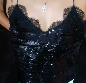 Shimery Party Top