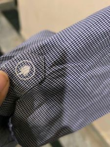 Black And White Pattern Shirt From Blackberrys.