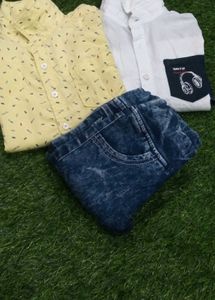 3-4 Years Boy 2 shirt&amp;1&amp;pant Set
