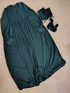 Green Colour Abaya