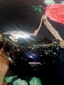 Sequined Waist Bag