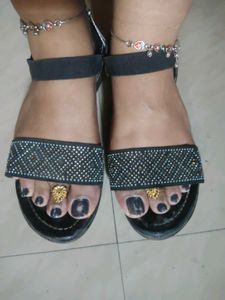 Black Slippers/Sandals