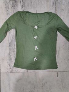 Cute Green Top