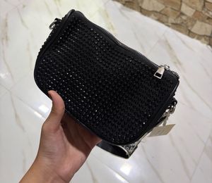 Black Rhinestone Handbag