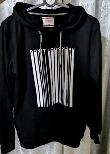 BLACK UNISEX HODDIE