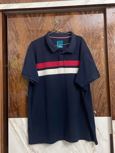 All Store - Striped Polo Shirt