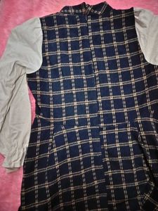 Plaid Long Sleeve Dress