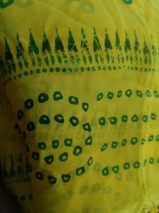 lemon yallow saree