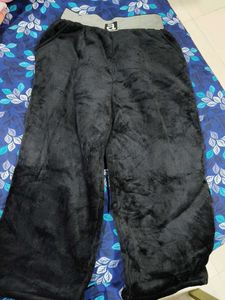 Fuzzy Black Lounge Pants