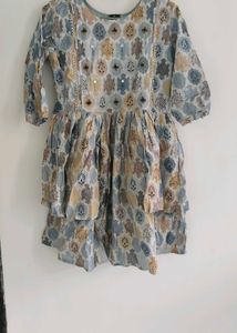 Floral Print Kurta