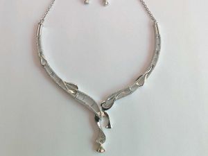 925 Sterling Silver Set With Earings Also Hallmark