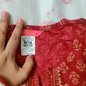 New Red Kurta