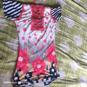Patterned Tunic Top