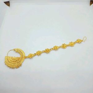 Free Pod Bag New Unused Chain Nosering Gold Plated