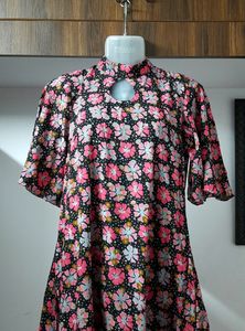 Black Floral Dress