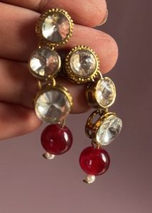 Stunning Pearl &amp; Kundan Necklace Set