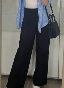 Black Straight Leg Pants