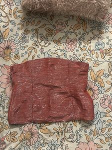 Shimmery red Tube Top