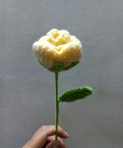 ✨🌼 Beautiful Handmade Crochet Yellow Flower