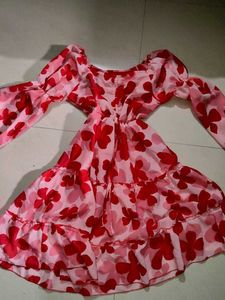 Floral Print Tiered Dress