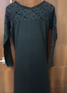 Black One Piece Bodycon Dress🖤