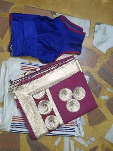 Elegant Maroon Saree