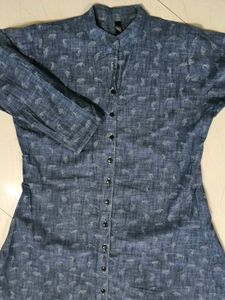 Denim Kurta
