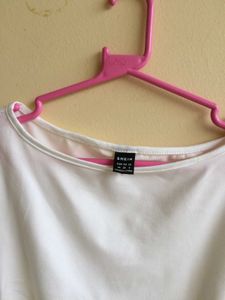 Shien White Sleeve Top