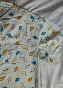 Ice Cream Print Shirt