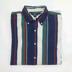 90s striped ralph Lauren shirt