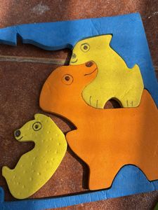 EVA Bear Family Puzzle