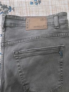 Grey Straight Leg Jeans