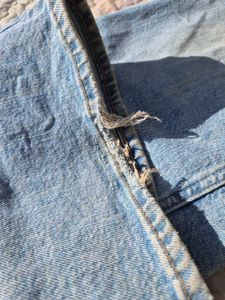 Wide Leg Jeans with Bow Detail