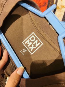 Brown Graphic Print T-shirt