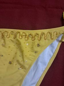 Yellow Lace Bikini Set