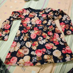 Floral Print Full Sleeves Top