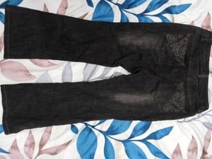VINTAGE Y2K Embellished Brown Wash Jeans