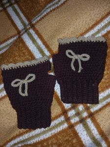 crochet Fingerless Gloves