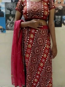Mirror Work Lehenga Choli