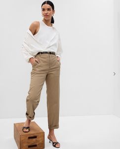 Gap NWOT GIRLFRIEND Khaki Trousers For Women