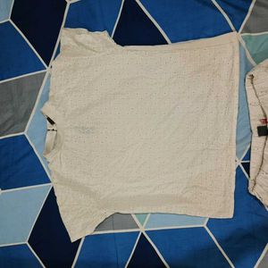White Cotton Co-ord Set