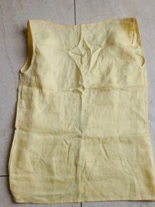 Yellow Sleeveless Top