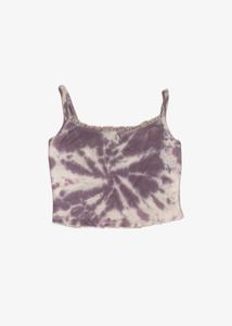purple tie dye top