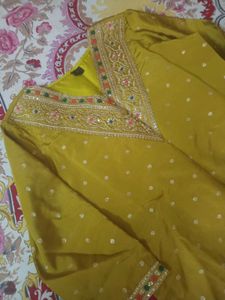Elegant Mustard Kurta