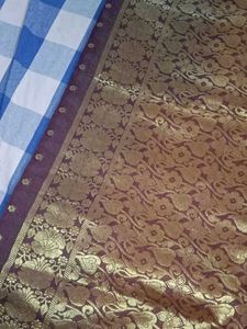 Beautiful Brown &amp; Gold Sari