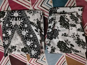 Floral Print Kurti Pant Set