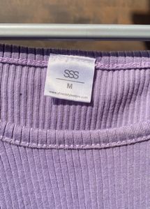 Sss Lavender Crop Top