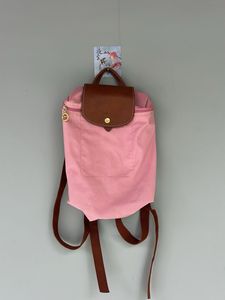 Pink Longchamp Backpack